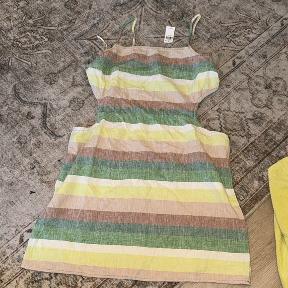 Green Embellished Cut Out Midi Sundress - Picture 4 of 7